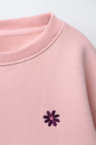 Комплект из толстовки и джоггеров с вышивкой