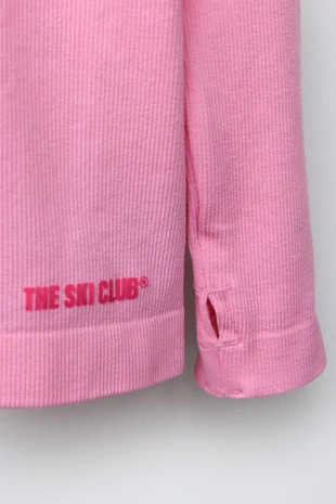 Термофутболка в рубчик с рельефной надписью- Заказать в России