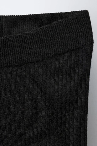 Расклешенные трикотажные легинсы с бантиками- Заказать в России