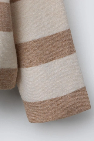 Трикотажное поло в полоску с карманом-сердцем- Заказать в России