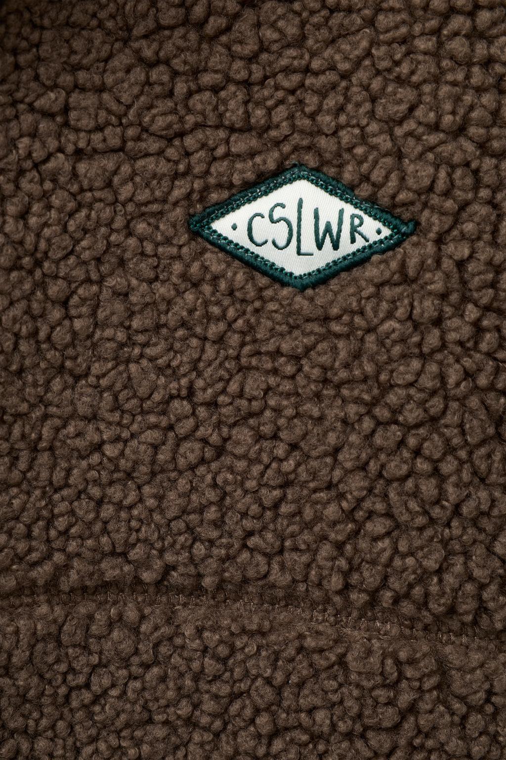 КУРТКА ИЗ ИСКУССТВЕННОЙ ОВЧИНЫ С КАПЮШОНОМ