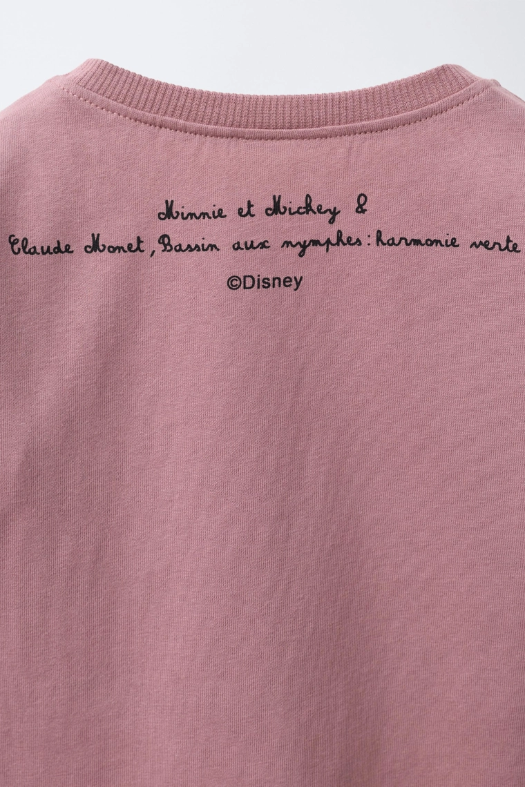 Футболка с рисунком моне с микки и минни маус © disney