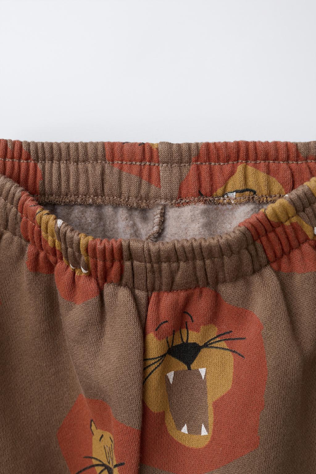 КОМПЛЕКТ ДЛЯ ДЖОГГИНГА: СВИТШОТ И БРЮКИ-ДЖОГГЕРЫ «ЛЬВЫ»