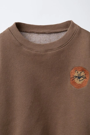 Комплект для джоггинга: свитшот и брюки-джоггеры «львы»- Заказать в России