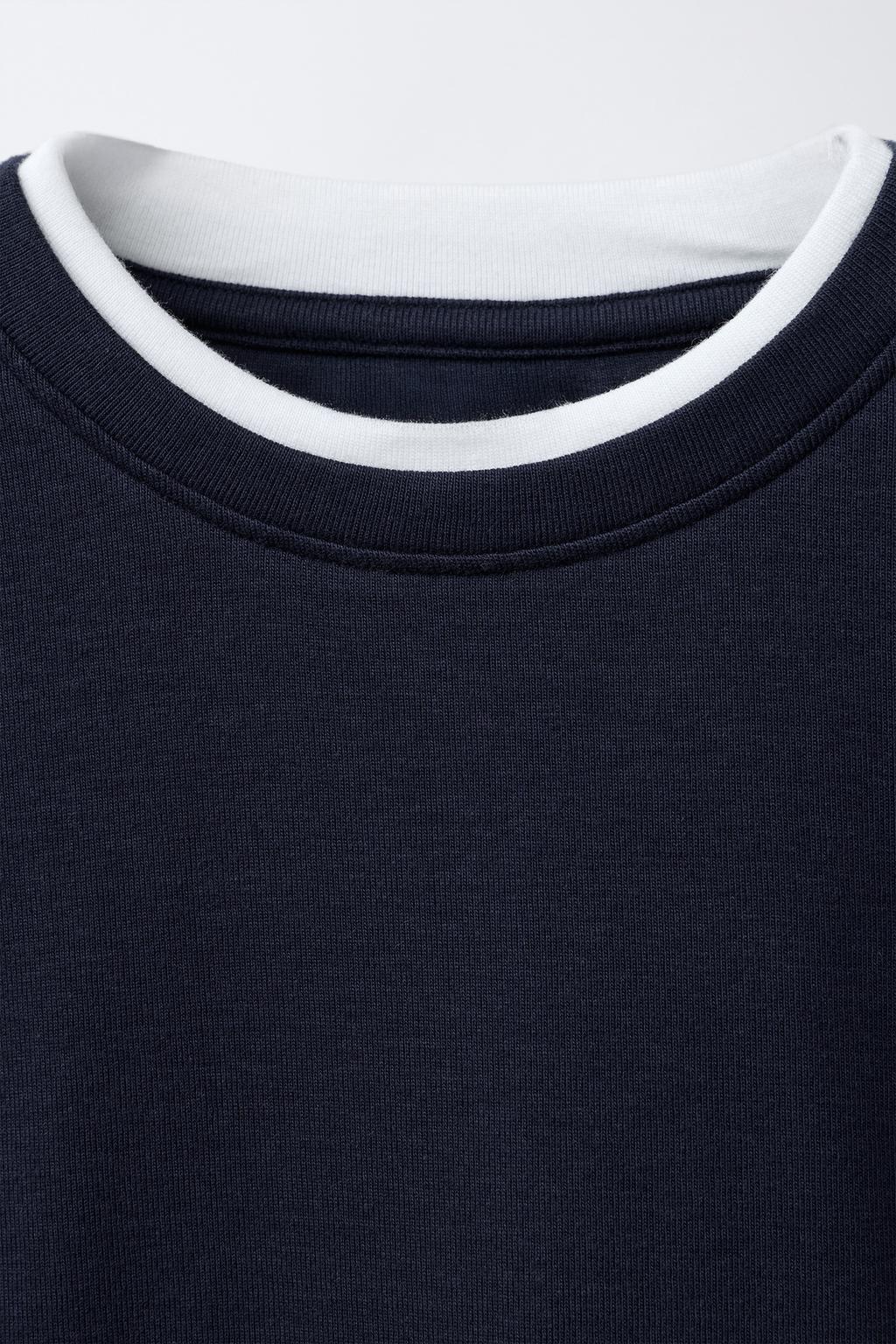 ДВОЙНАЯ ФУТБОЛКА ИЗ МОДАЛА