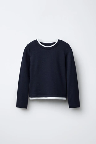 Двойная футболка из модала