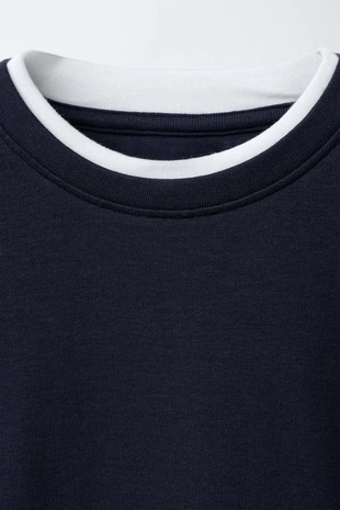 Двойная футболка из модала