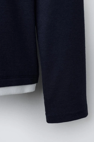 Двойная футболка из модала- Заказать в России