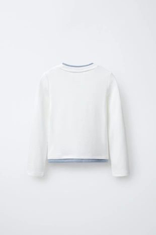 Двойная футболка из модала