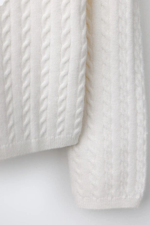 Кардиган с узором «косы»- Заказать в России