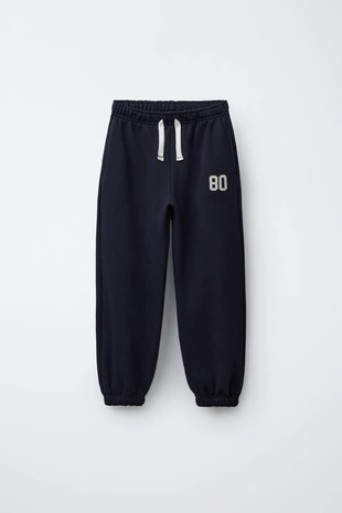 Брюки-джоггеры с принтом