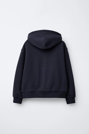 Толстовка на молнии с вышивкой «медведь»