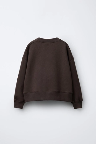 Толстовка с вышитой надписью и щенком- Заказать в России