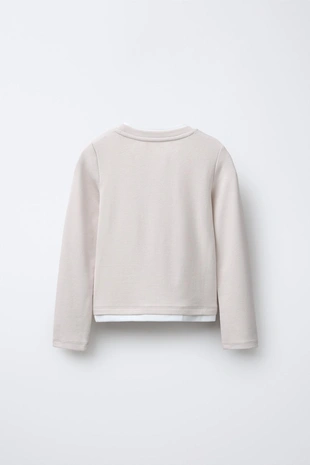 Двойная футболка из модала- Заказать в России