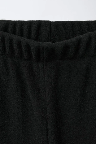 Брюки-кюлоты из мягкой ткани с контрастным бантом- Заказать в России