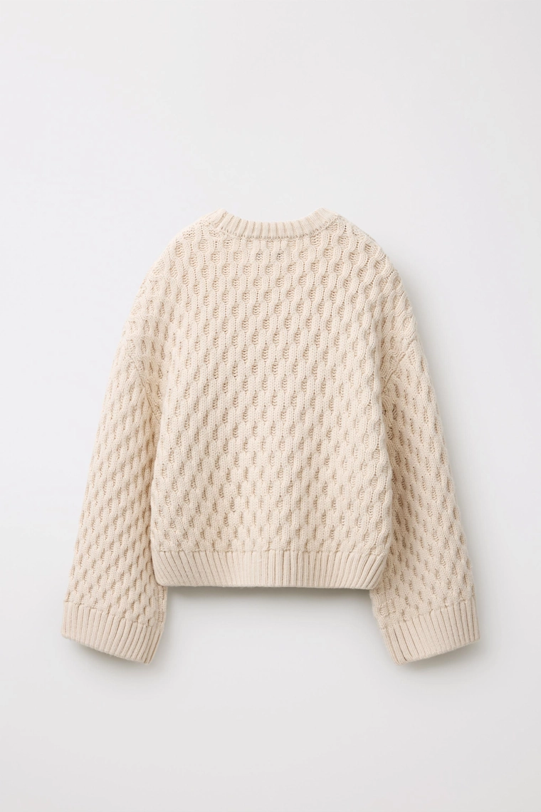 Свитер с косами ограниченного издания