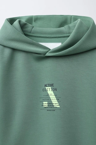 Худи с логотипом в спортивном стиле- Заказать в России