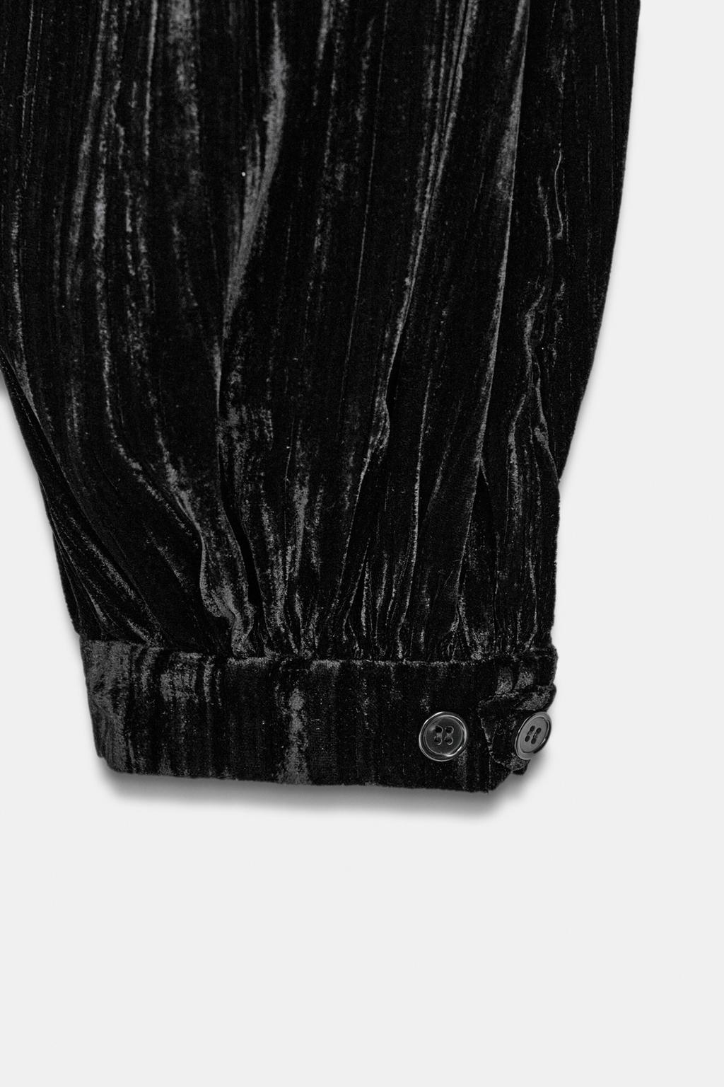 БАРХАТНЫЕ БРЮКИ-ШАРЫ — ZW COLLECTION