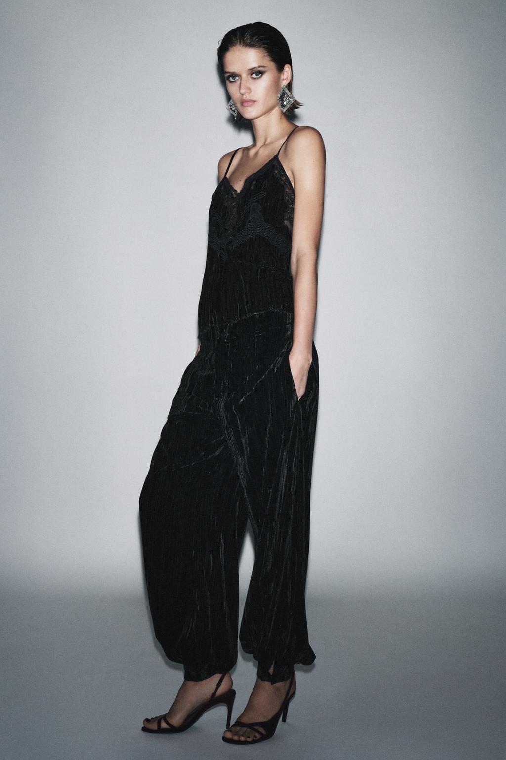 БАРХАТНЫЕ БРЮКИ-ШАРЫ — ZW COLLECTION