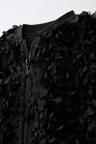 Бомбер с цветочным принтом- Заказать в России