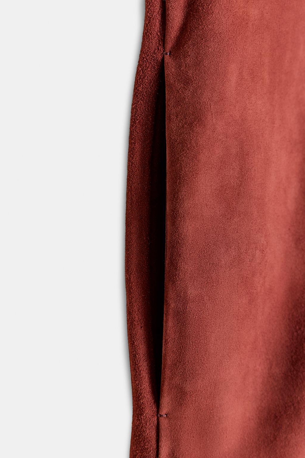 Рубашка с карманом из замши ограниченной коллекции