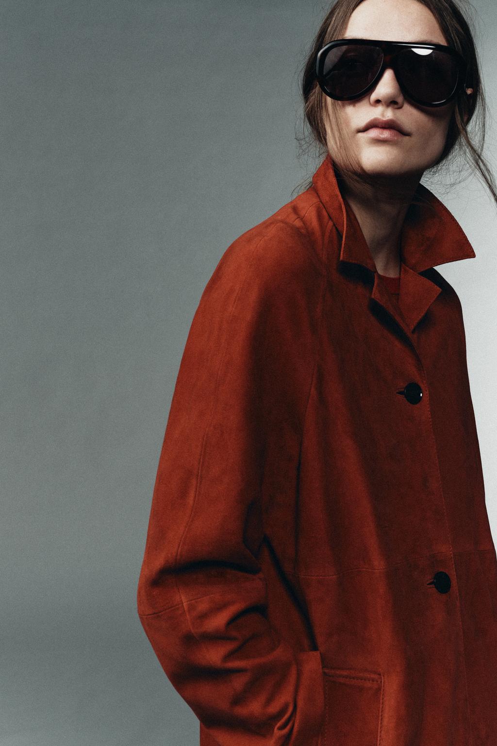 Пальто из 100% замши limited edition