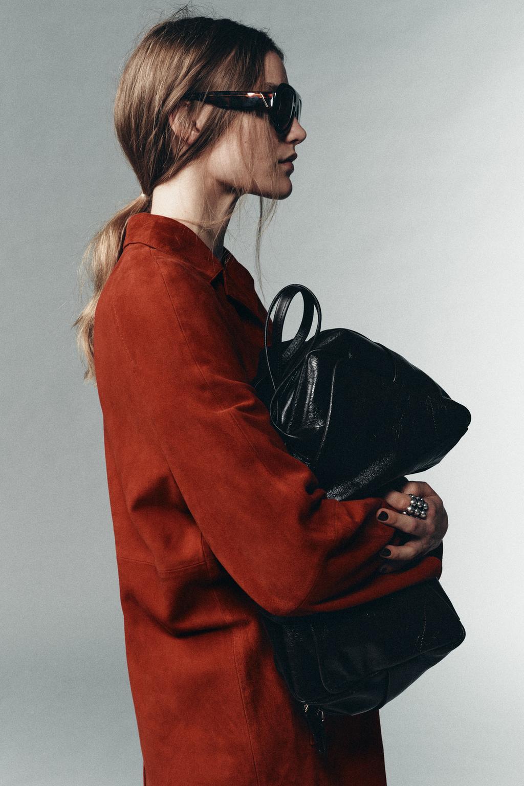 Пальто из 100% замши limited edition