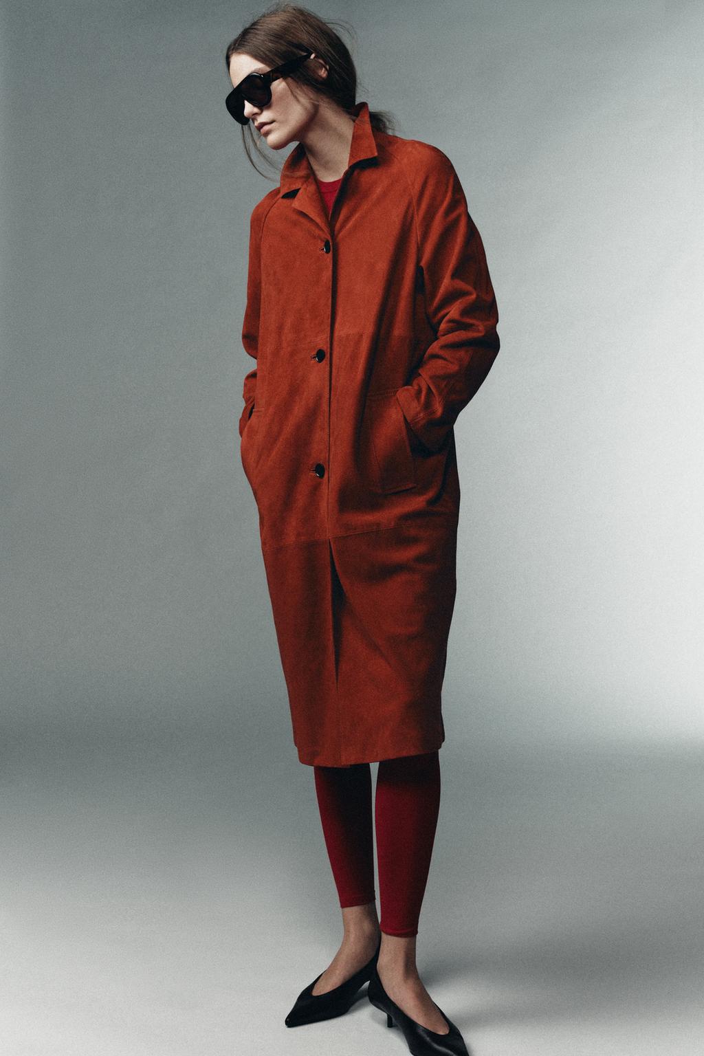 Пальто из 100% замши limited edition