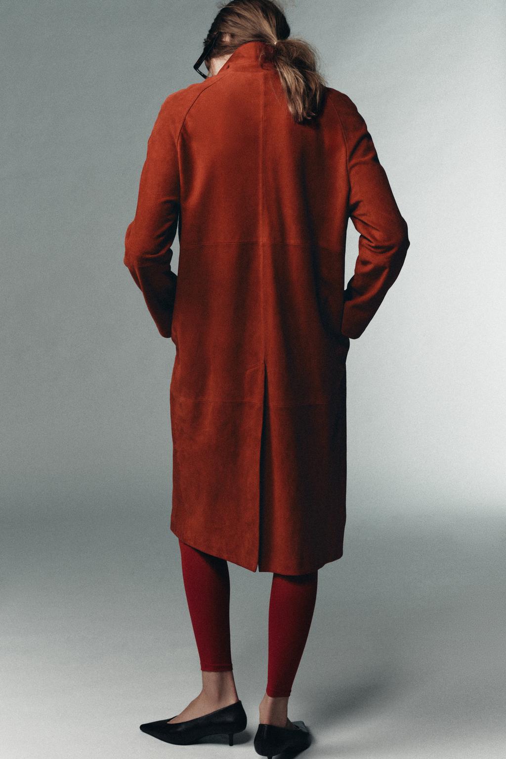 Пальто из 100% замши limited edition