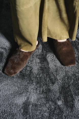 Туфли-мюли из кожи LIMITED EDITION- Заказать в России