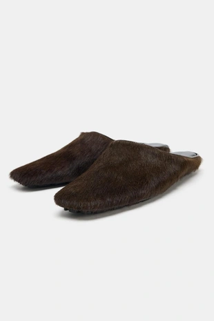 Туфли-мюли из кожи LIMITED EDITION- Заказать в России