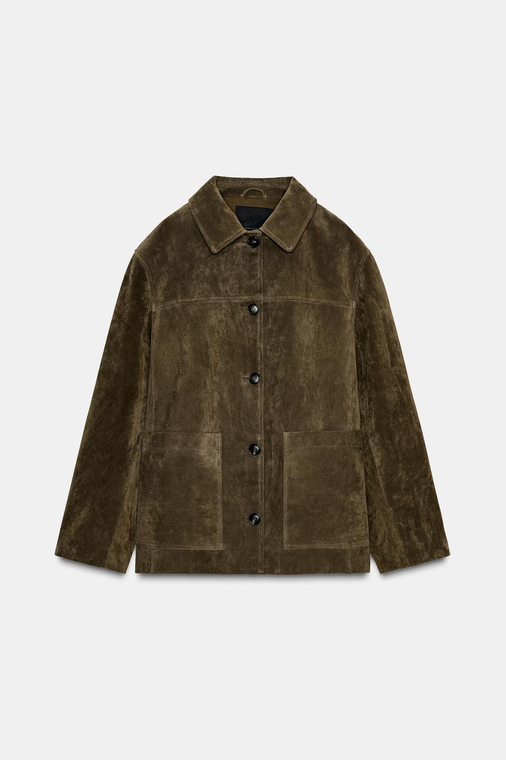 КУРТКА ИЗ ЗАМШИ С КАРМАНАМИ — ZW COLLECTION LIMITED EDITION