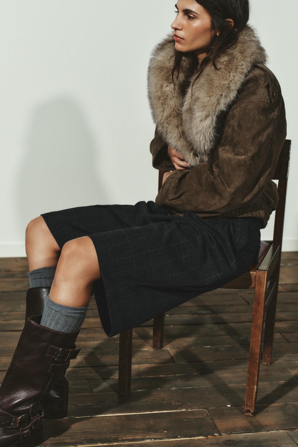 КУРТКА 100% ЗАМША С МЕХОМ