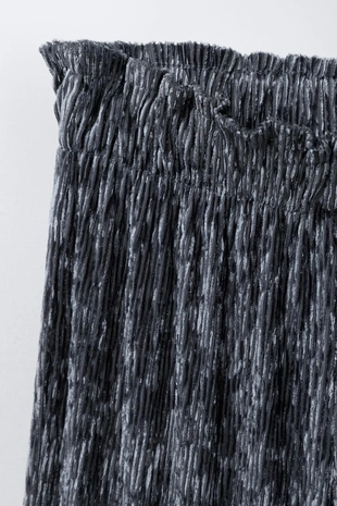 Брюки-кюлоты из вельвета