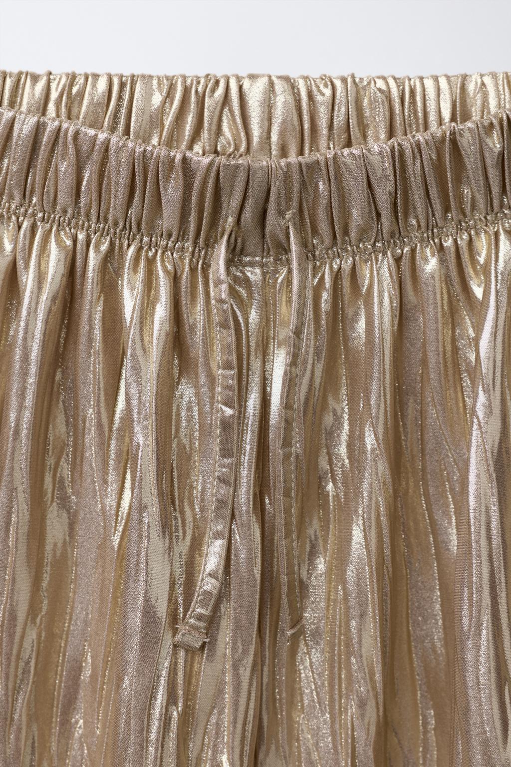 МЕТАЛЛИЗИРОВАННЫЕ БРЮКИ-БОМБАШКИ