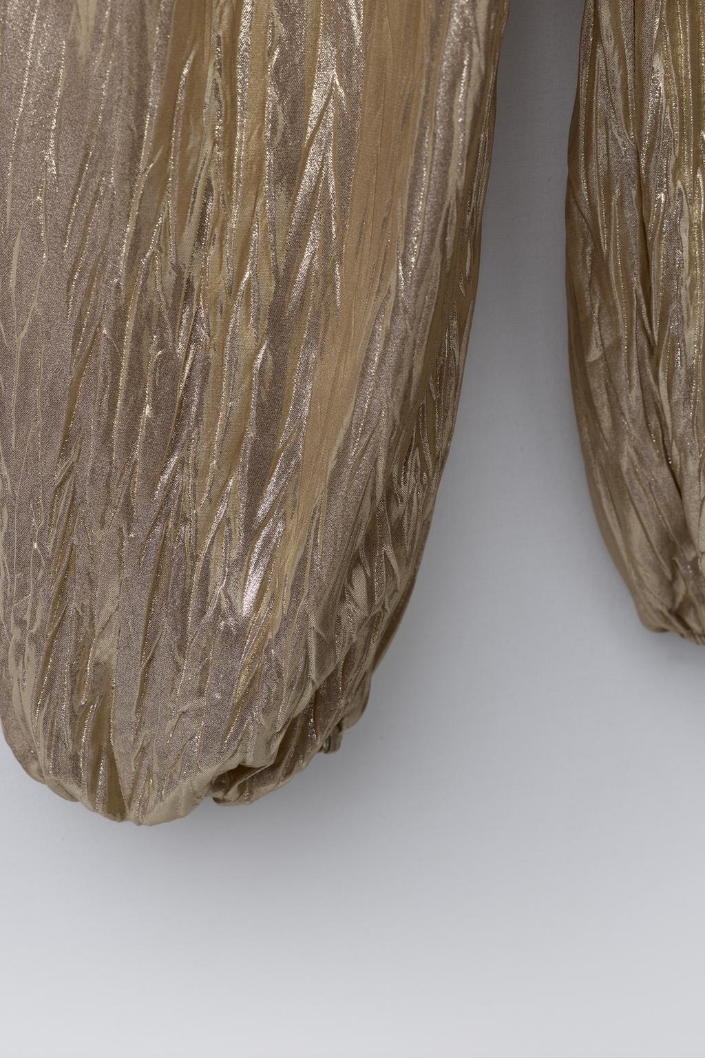 МЕТАЛЛИЗИРОВАННЫЕ БРЮКИ-БОМБАШКИ