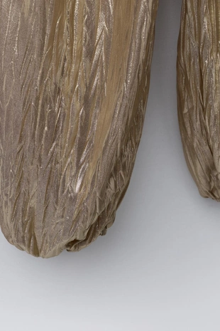 Металлизированные брюки-бомбашки- Заказать в России