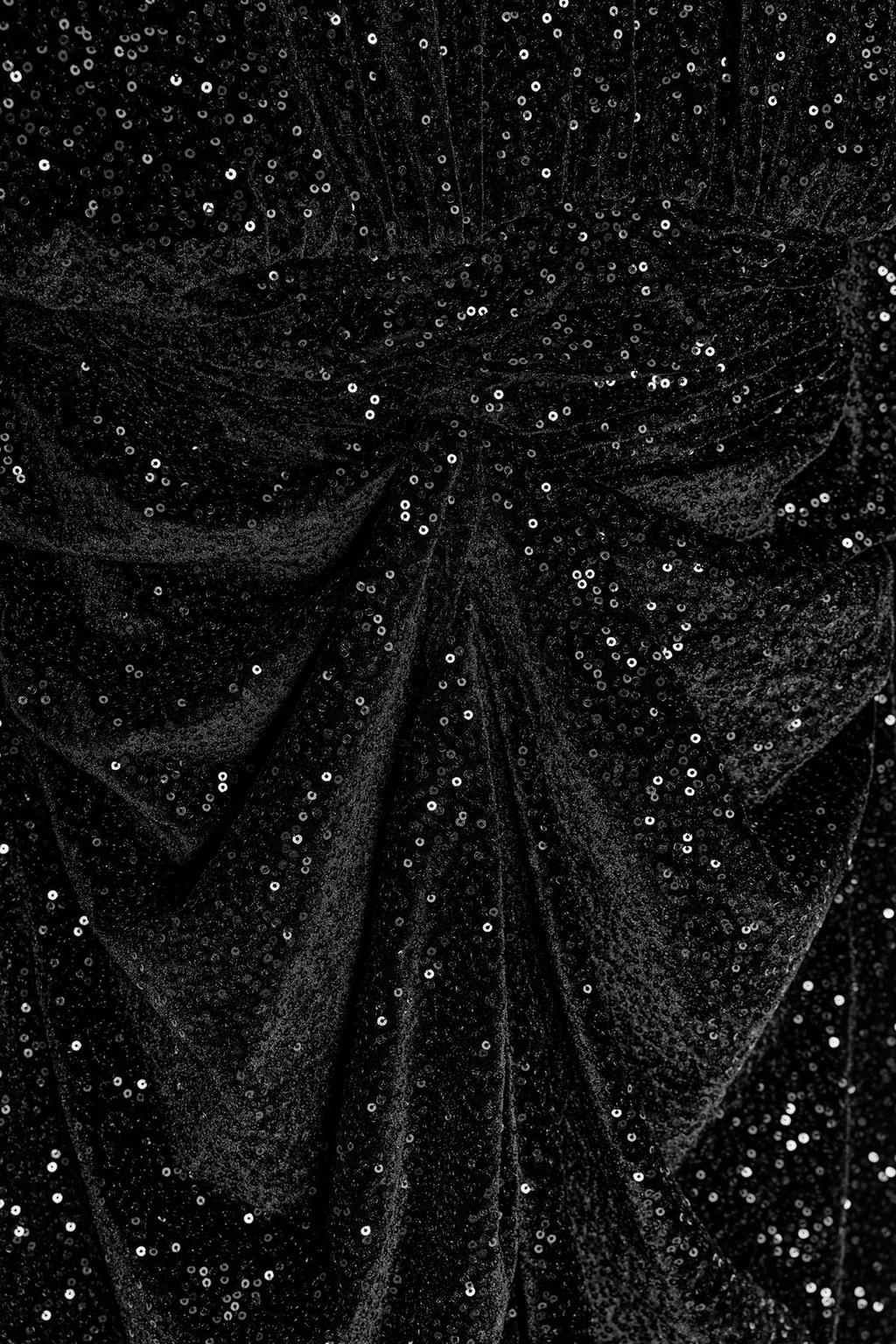 ПЛАТЬЕ С ПАЙЕТКАМИ И ПОДПЛЕЧНИКАМИ — ZW COLLECTION