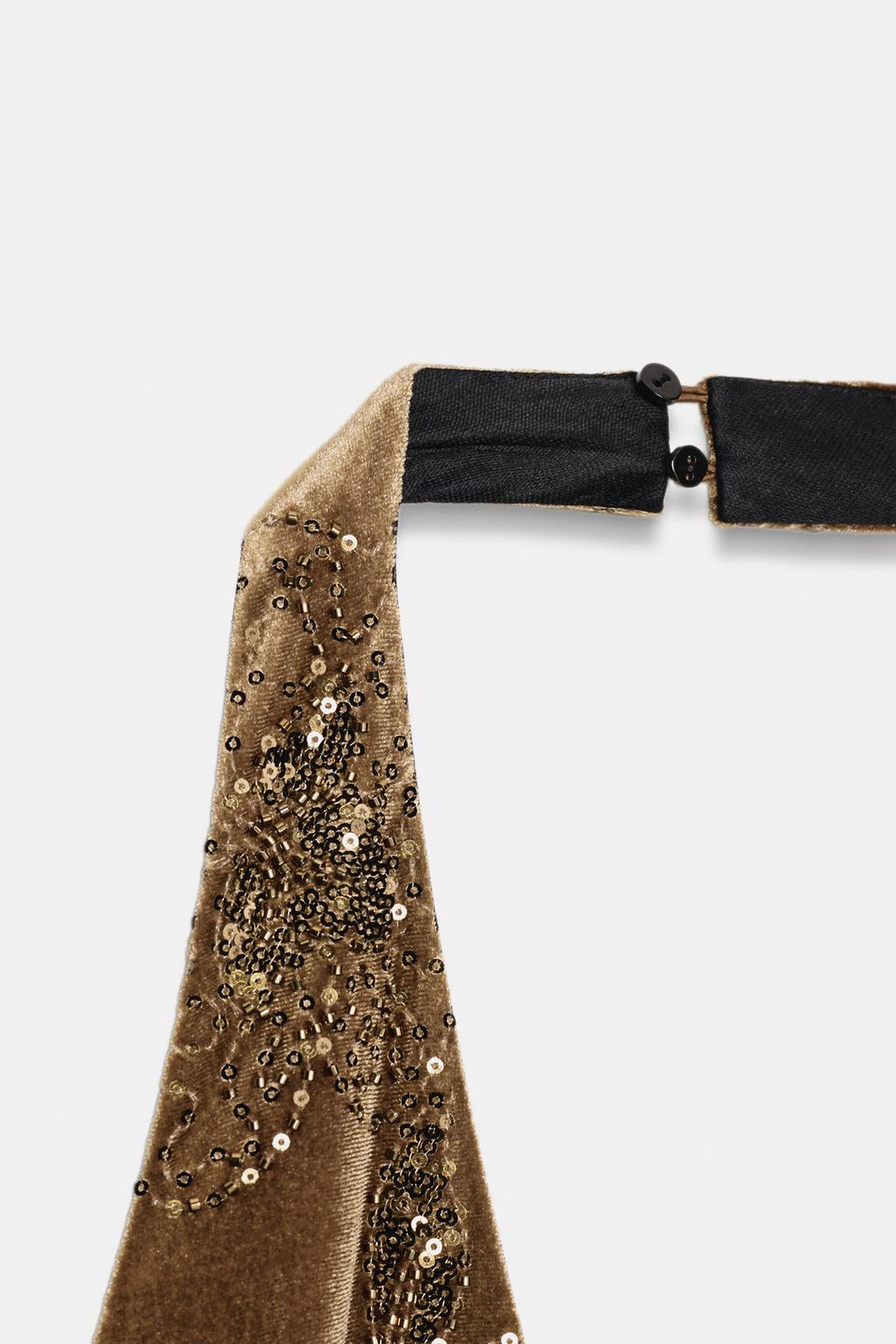 БАРХАТНОЕ ПЛАТЬЕ МИДИ С ПАЙЕТКАМИ