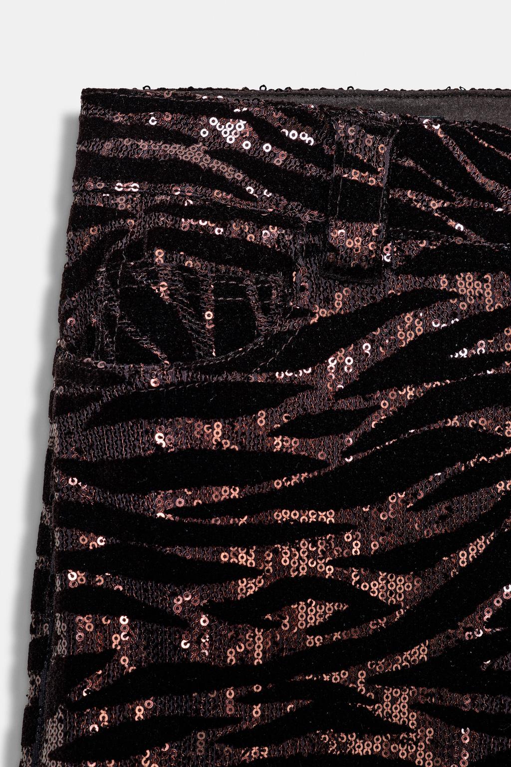 БАРХАТНЫЕ БРЮКИ С ПАЙЕТКАМИ