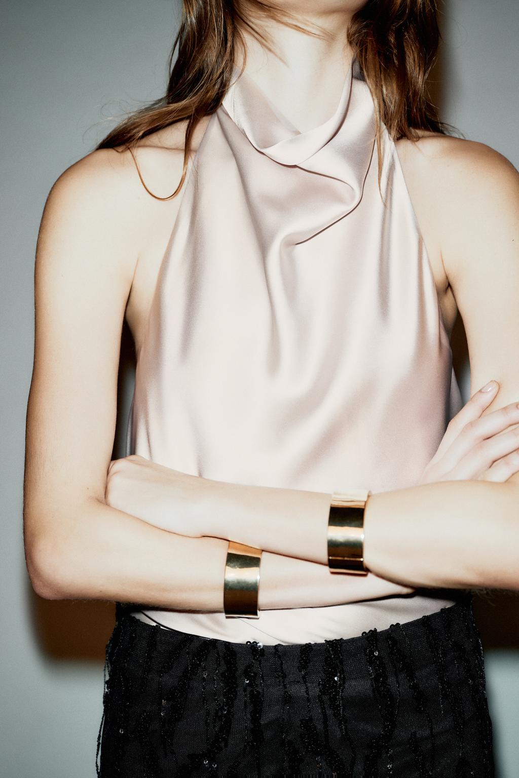 НАБОР ИЗ ДВУХ ЖЕСТКИХ МЕТАЛЛИЧЕСКИХ БРАСЛЕТОВ