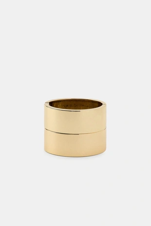 Набор из двух жестких металлических браслетов- Заказать в России