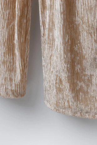 Длинный комбинезон с пайетками из вельвета- Заказать в России