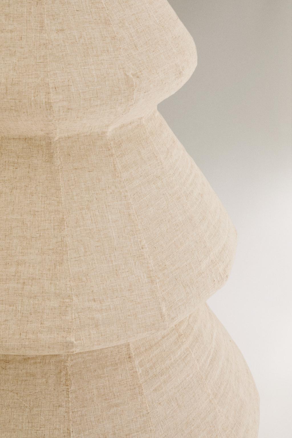 Лампа в виде новогодней елки из льна (150 см)