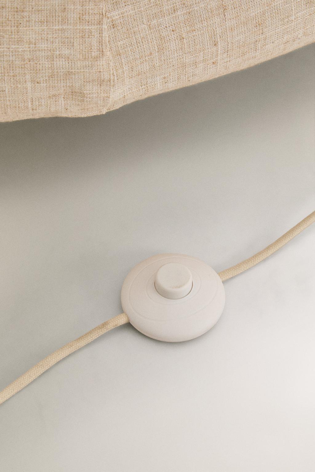 Лампа в виде новогодней елки из льна (150 см)