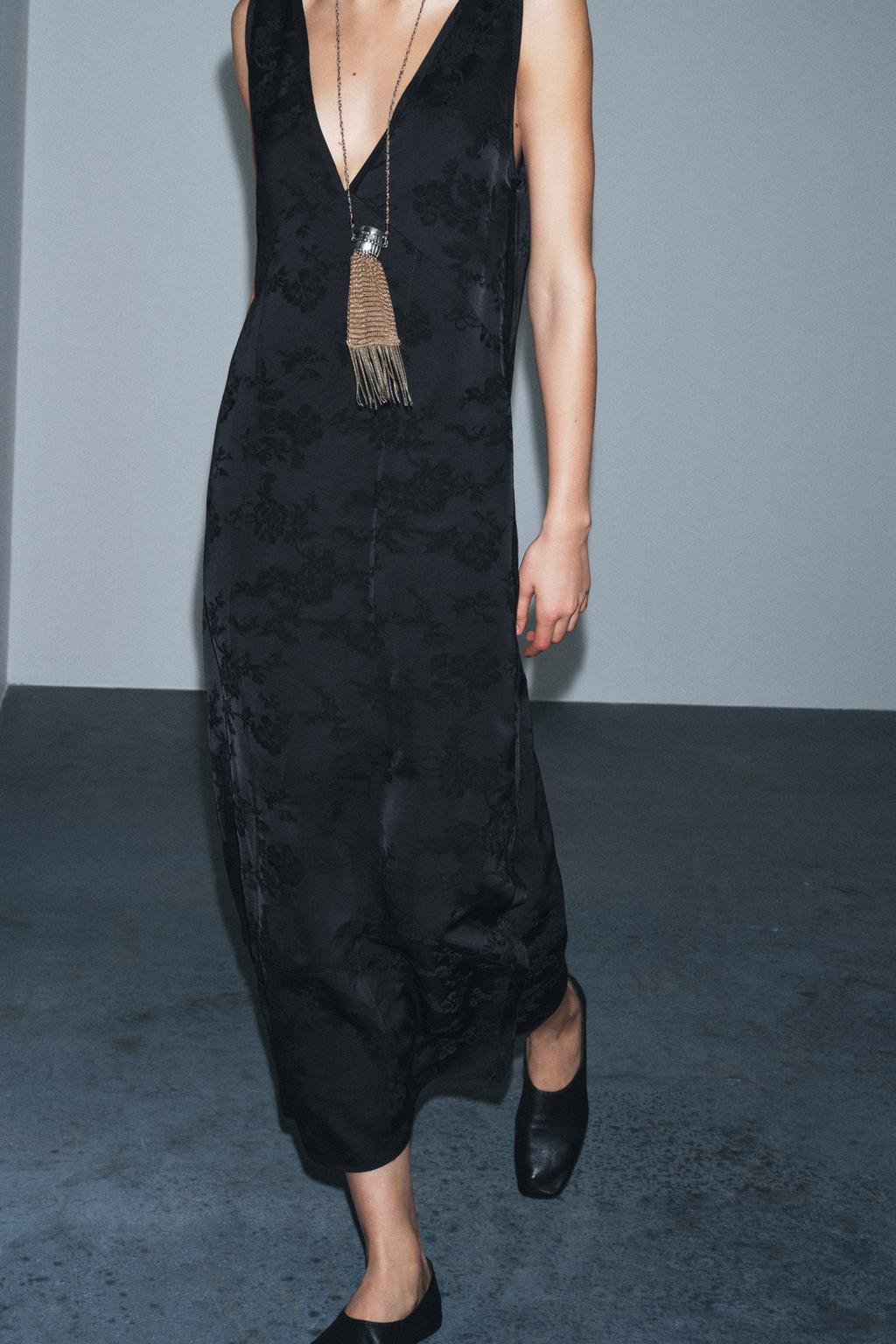 ПЛАТЬЕ МИДИ ИЗ ЖАККАРДА — ZW COLLECTION LIMITED EDITION