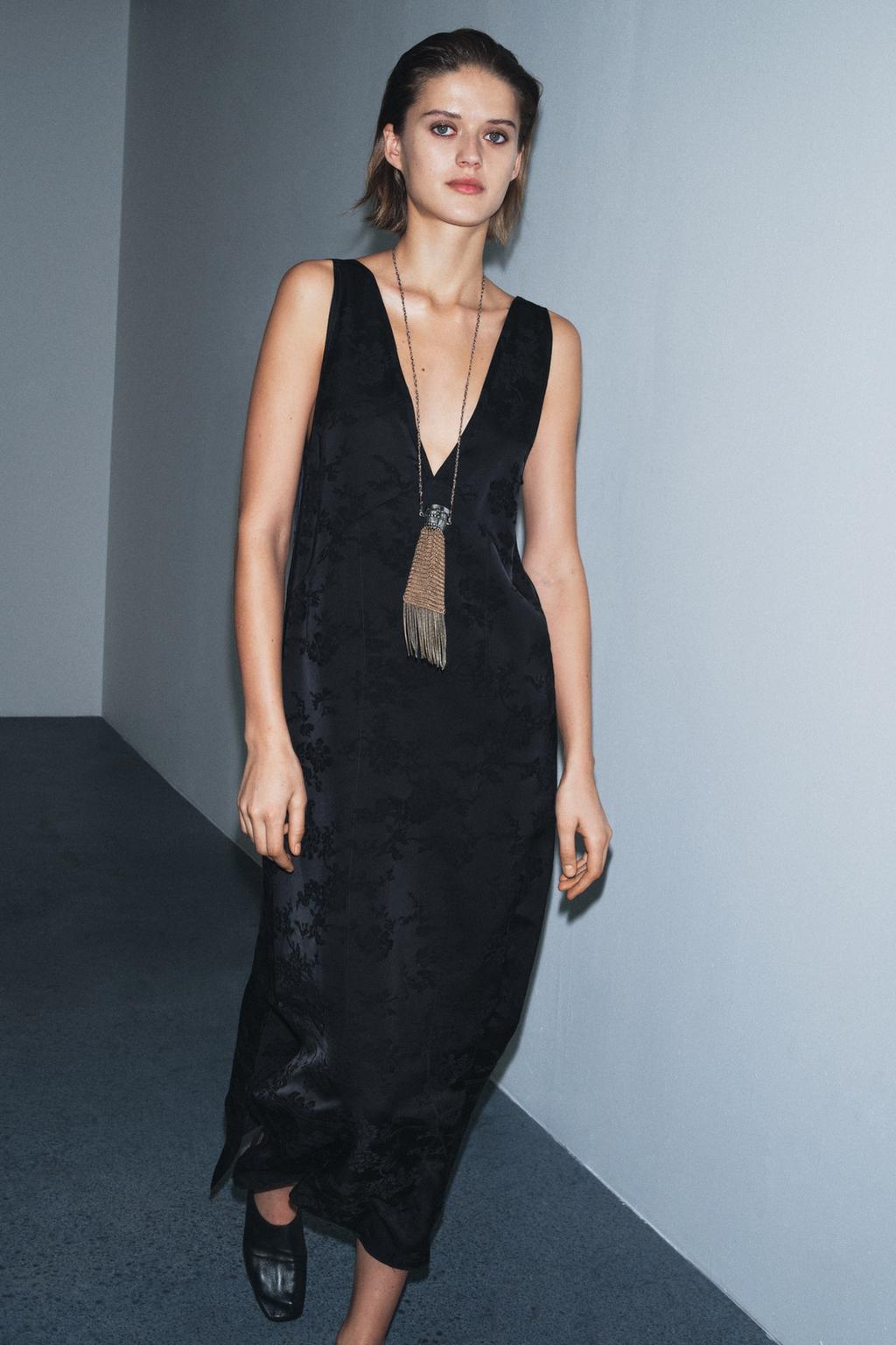 ПЛАТЬЕ МИДИ ИЗ ЖАККАРДА — ZW COLLECTION LIMITED EDITION