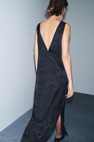 Платье миди из жаккарда — ZW COLLECTION LIMITED EDITION- Заказать в России