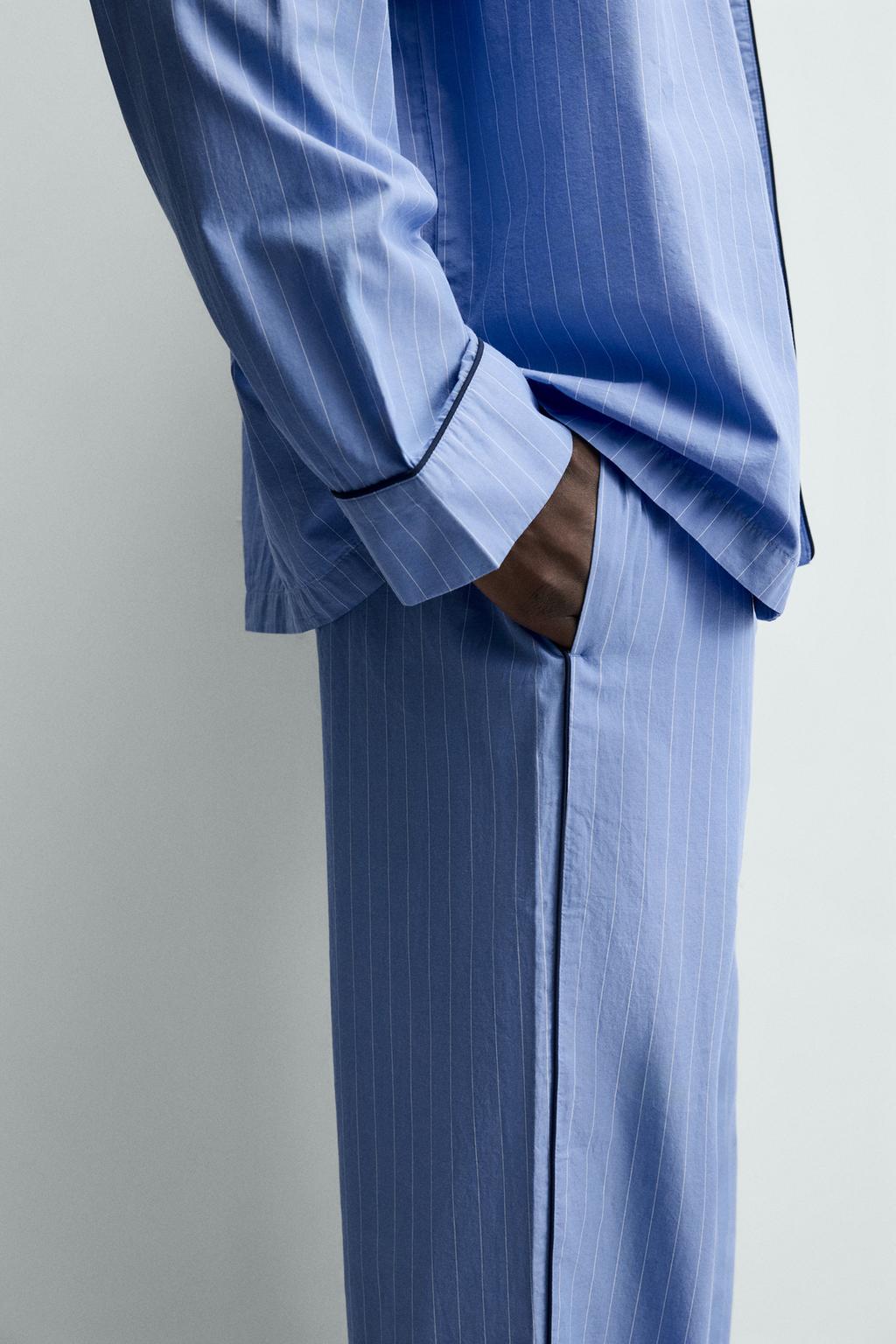 ПИЖАМА С КОНТРАСТНОЙ ОТДЕЛКОЙ