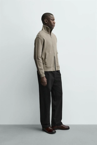 Куртка в рубчик из ткани интерлок- Заказать в России